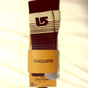 Womens Burton Black & Tan Snowboarding/ski Socks