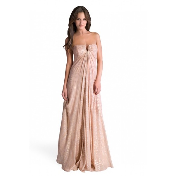 Nicole Miller keyhole goddess gown