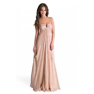 Nicole Miller keyhole goddess gown