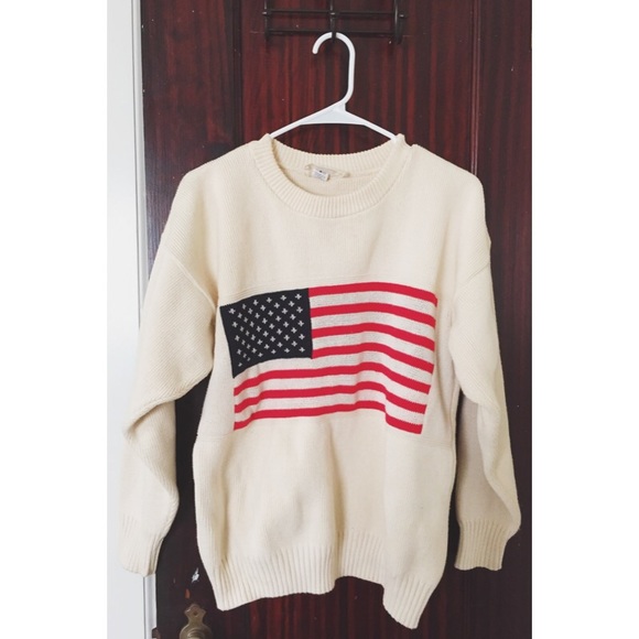 American Flag Sweater