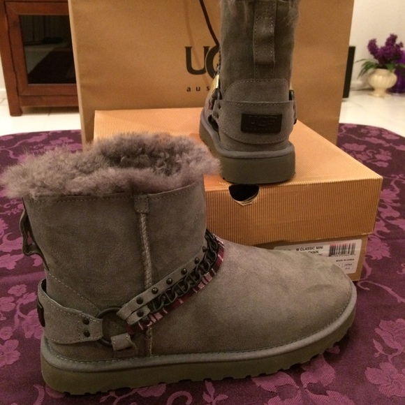 ugg boots with chain