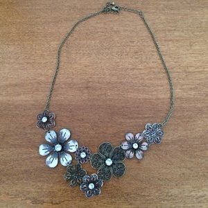 Flower Statement Necklace