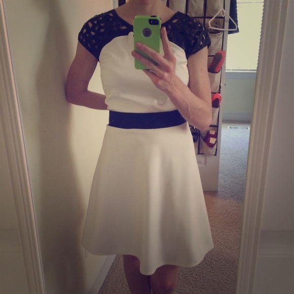 Miss Sixty Dresses & Skirts - Gorgeous black and white fit and flare dress
