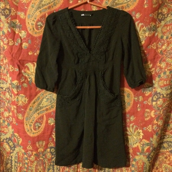 Black Bohemian Dress