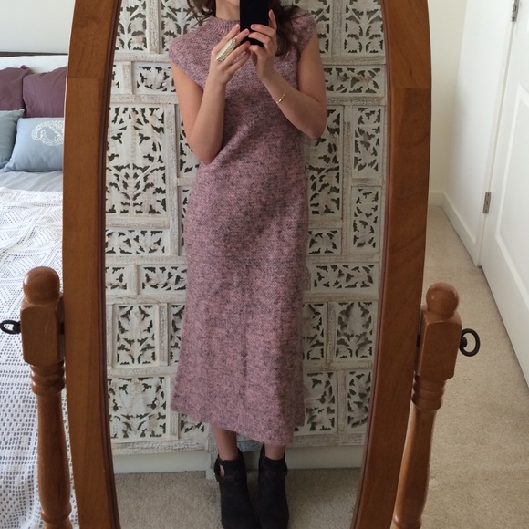 🍎SOLD Cap sleeve maxi sweater dress