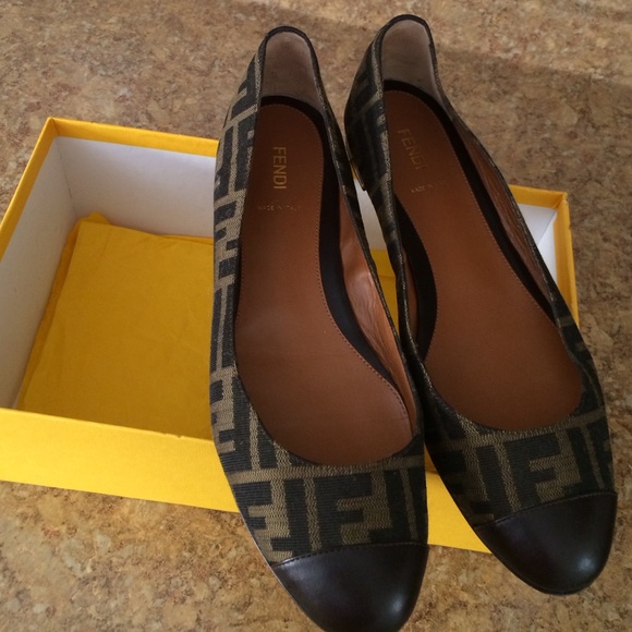FENDI Shoes - "HOST PICK" -100% Authentic Ballerina Zucca Shoes
