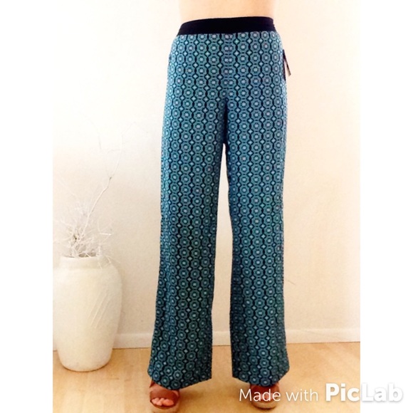 Teal palazzo pants - Picture 4 of 4