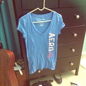 Aeropostale Aero V-neck tee.