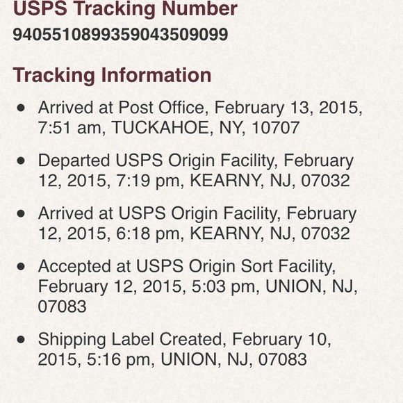 Tracking for Kristin