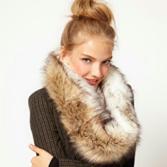 RESERVED FOR K8JANEL : Faux Fur Funnel Snood