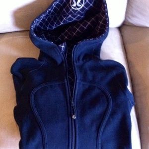 Lululemon Black Reversible Scuba Remix Hoodie