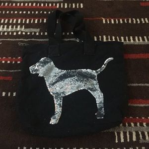 Pink dog tote