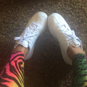 Adidas white shoes