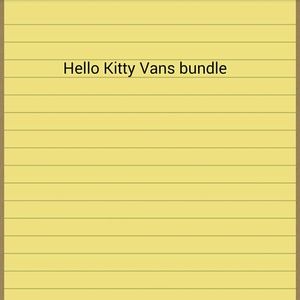 Hello Kitty Vans bundle