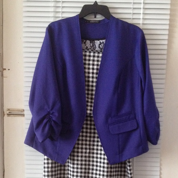 Grape purple dress blazer