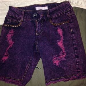 Bullhead super tight Bermuda shorts, love them.