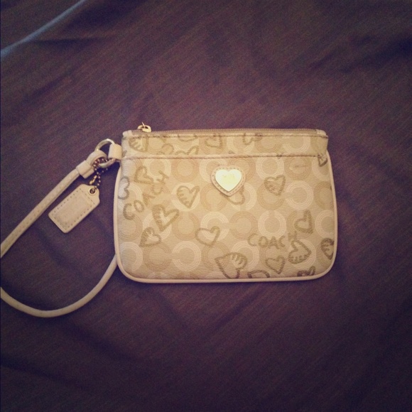 Bundle Ivory Coach Wristlet and lace shorts ❤️