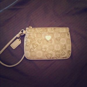 Bundle Ivory Coach Wristlet and lace shorts ❤️