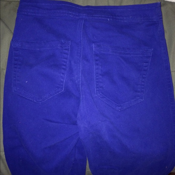 Highwaist navy blue pants - Picture 3 of 3