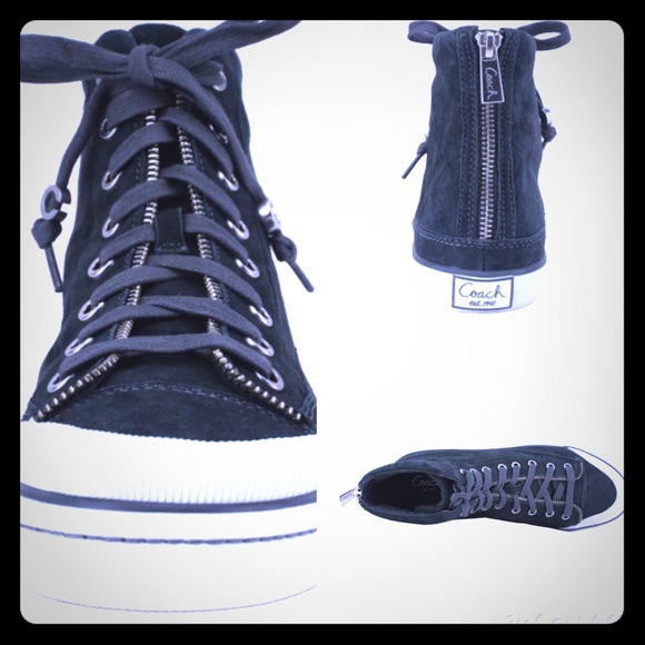 COACH hightop shoes! Never been worn!!(: