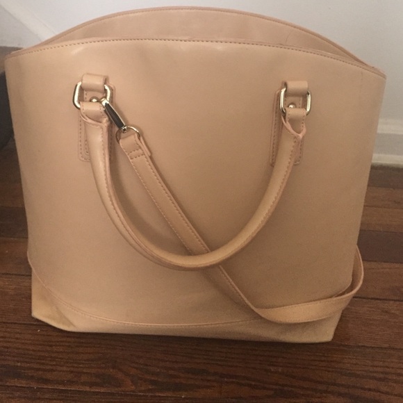ZARA TAN SHOPPER BAG