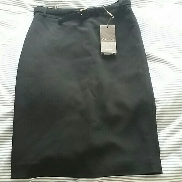 gucci black skirt