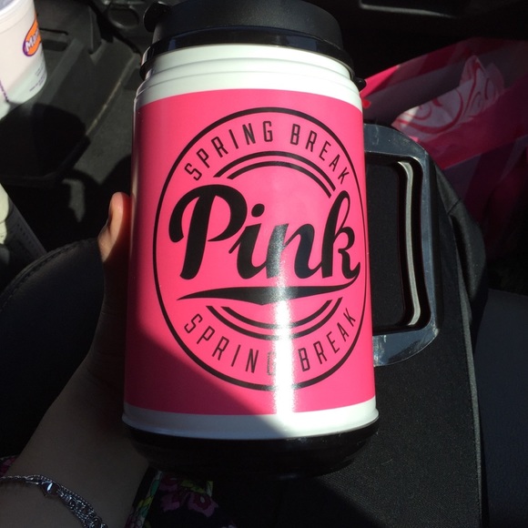 pink spring break cup