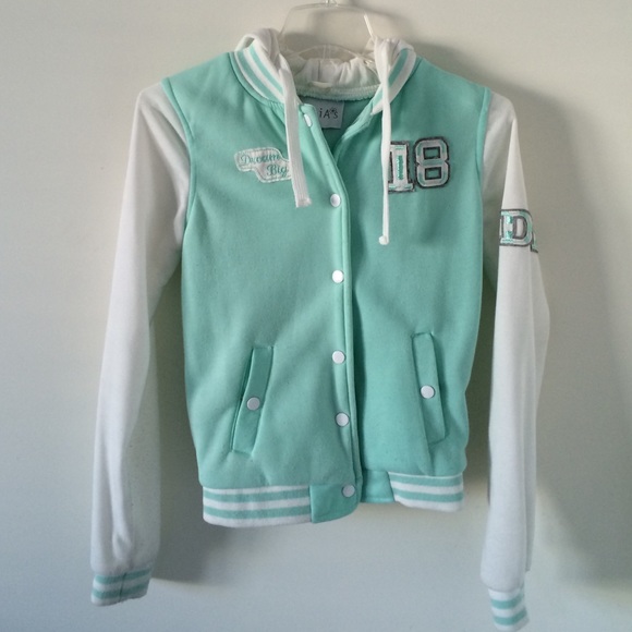 Mint Varsity Jacket