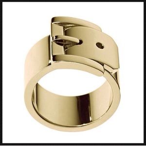 Michael Kors buckle ring AUTHENTIC