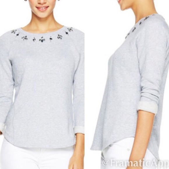 C. Wonder Jeweled Terry Sweater