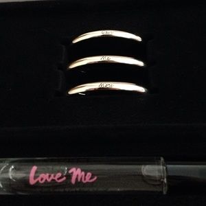VS Gold Bracelets & "Love me" Scented Perfume