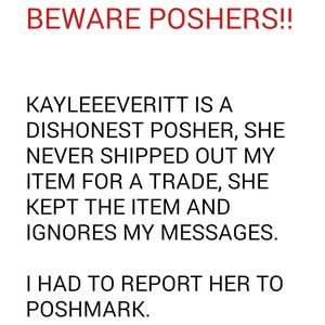 BEWARE POSHERS!
