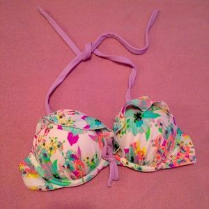 Victoria's Secret Add 2cups swim halter top