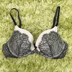 Super Sexy Black and White Lace Bra