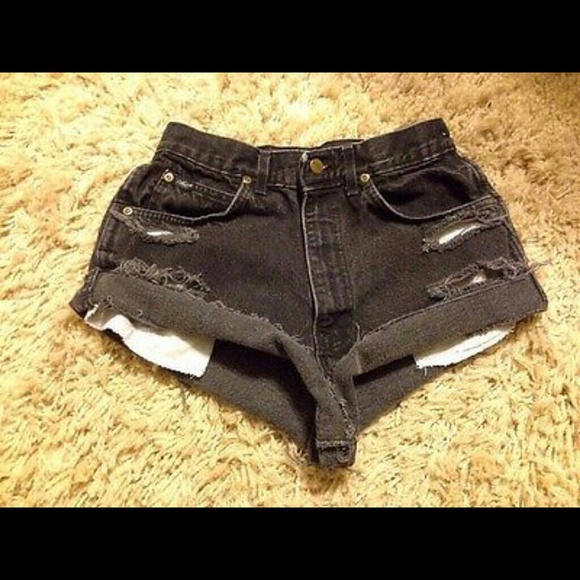 GIFTED Original High Waist Black Shorts