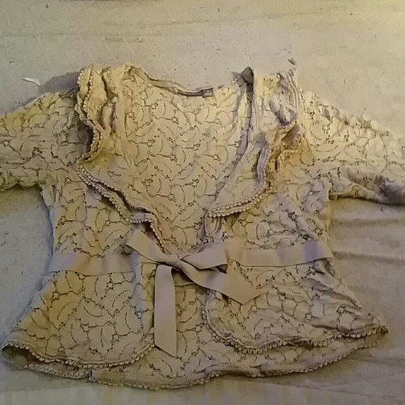 Lace beige 'cardigan'