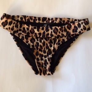 Leopard cheetah print bikini bottom