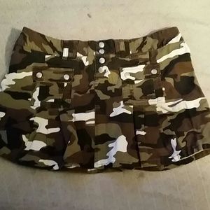 Camo school girl skirt