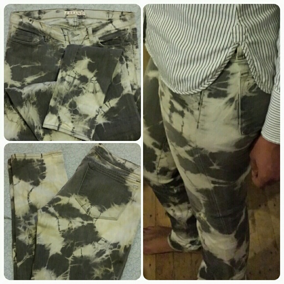 Like🆕 J Brand "CULT" Tie Dye Low- Mid Rise Straight Leg Skinny Jeans Size 28 - Picture 3 of 5