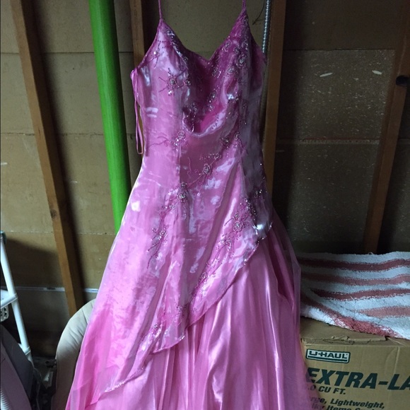 Pink prom dress