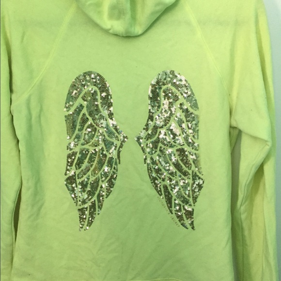 Neon yellow angel vs zip up