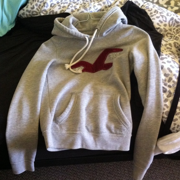 Hollister Pullover Hoodie Grey