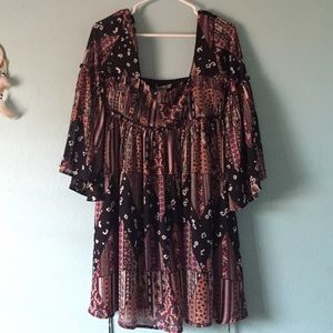 Boho American rag dress