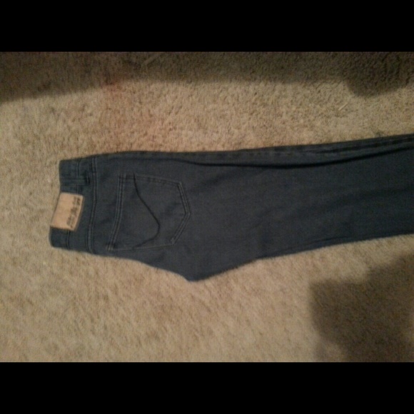 Faded black jeans