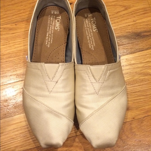 TOMS Shoes - Ivory Grosgrain TOMS Classics