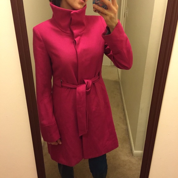 SOLD** Old Navy hot pink coat - Picture 4 of 4