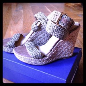 Stuart Weitzman Alex ankle-wrap Espadrille