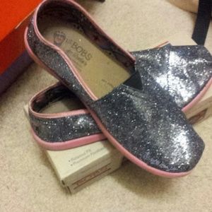 Sparkly Pink & Grey BoBS