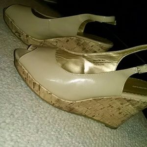 Nude wedges from Avenue