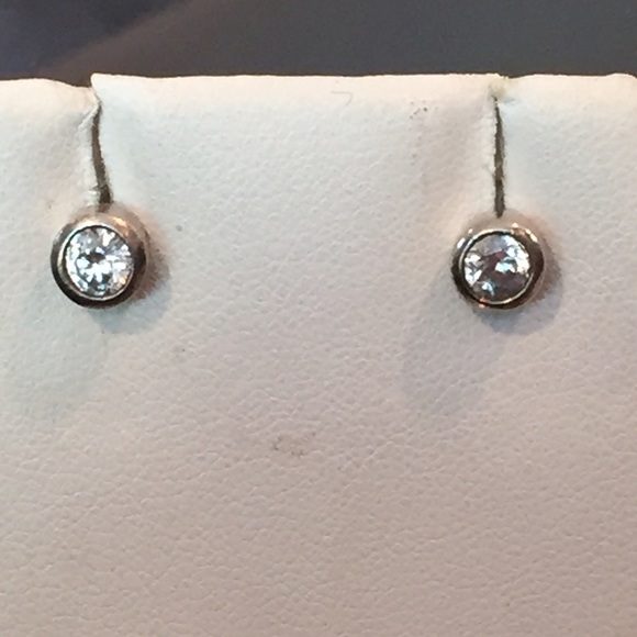 Ralph Lauren Jewelry - Crystal and sterling stud earrings, Ralph Lauren